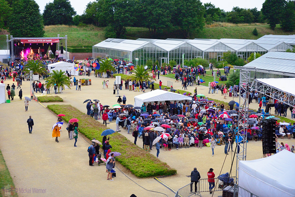 Concerts at the Jardins Suspendu of Le Havre