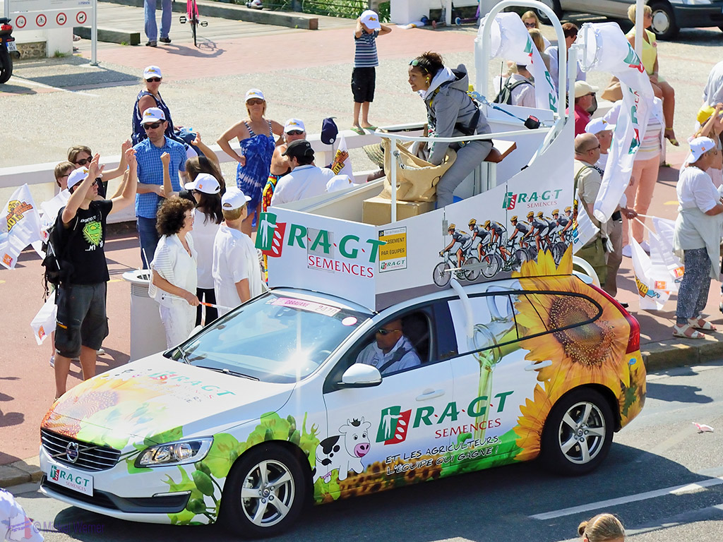 Publicity caravan at the Tour de France