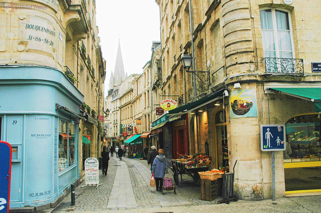 Pedestrian streets of Caen