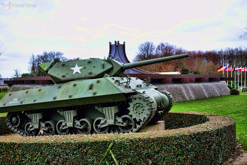 Tanks at the World War II Battle of Normandy museum in Bayeux