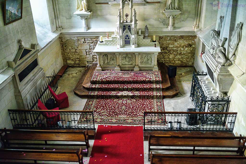 Private chapel of Castle Reignac at Reignac-sur-Indre in the Loire Valley