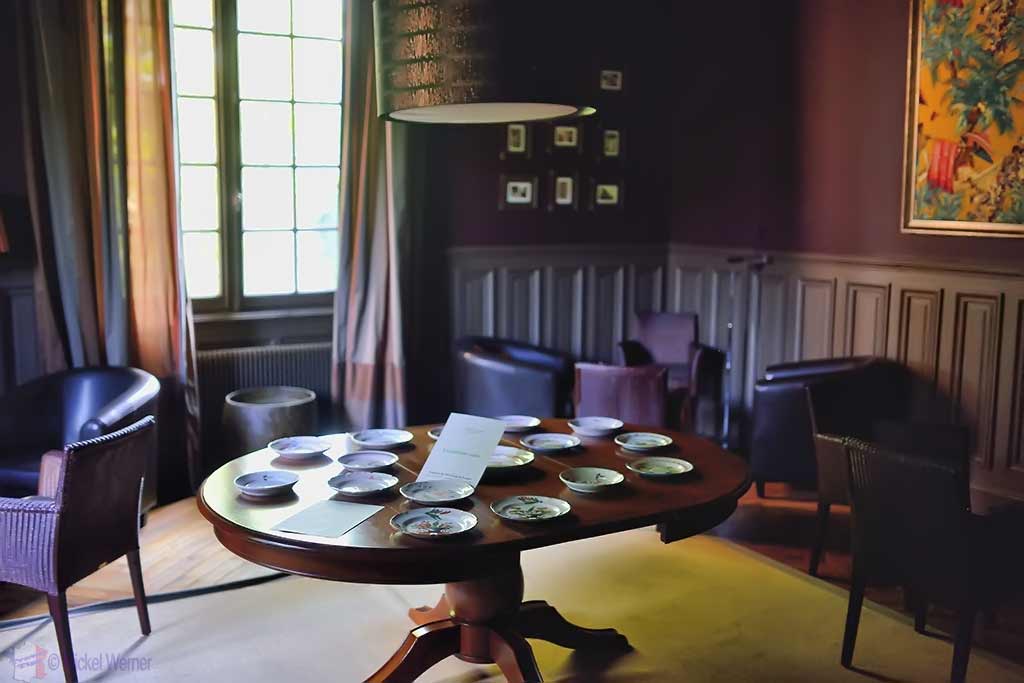 Tea room of Castle Reignac at Reignac-sur-Indre in the Loire Valley