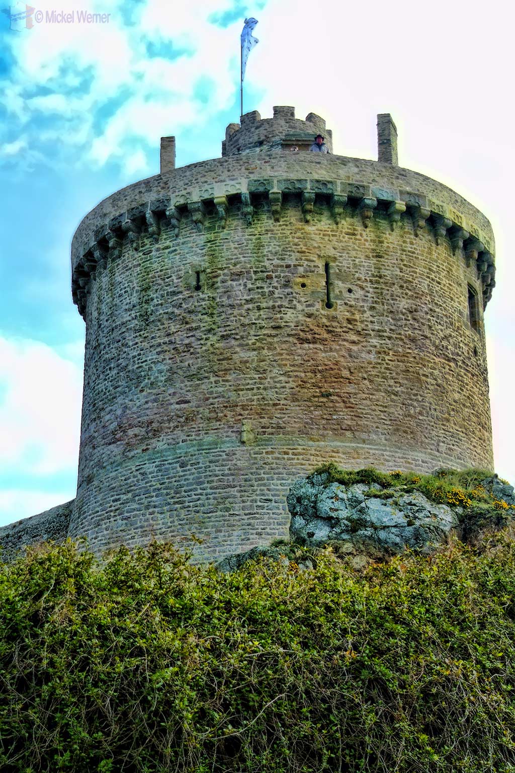 Dungeon Tower/Turret of Fort-la-Latte fortress in Plevenon, Brittany