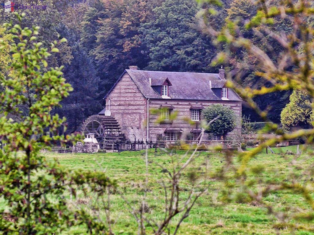 Watermill alongside the Durdent Valley in Normandy'