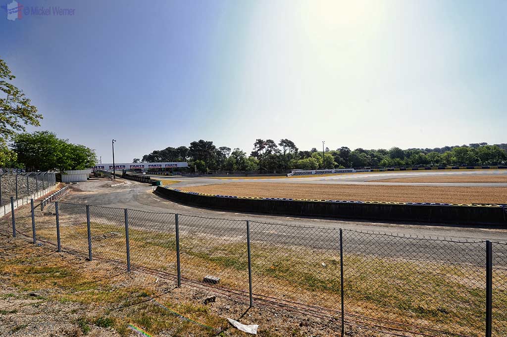 The Bugatti circuit in Le Mans