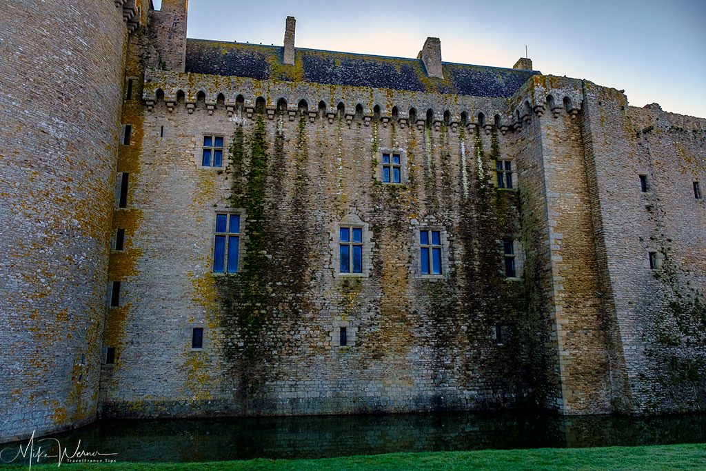 Large living quarters in the Chateau/Fortress Suscinio in Brittanya