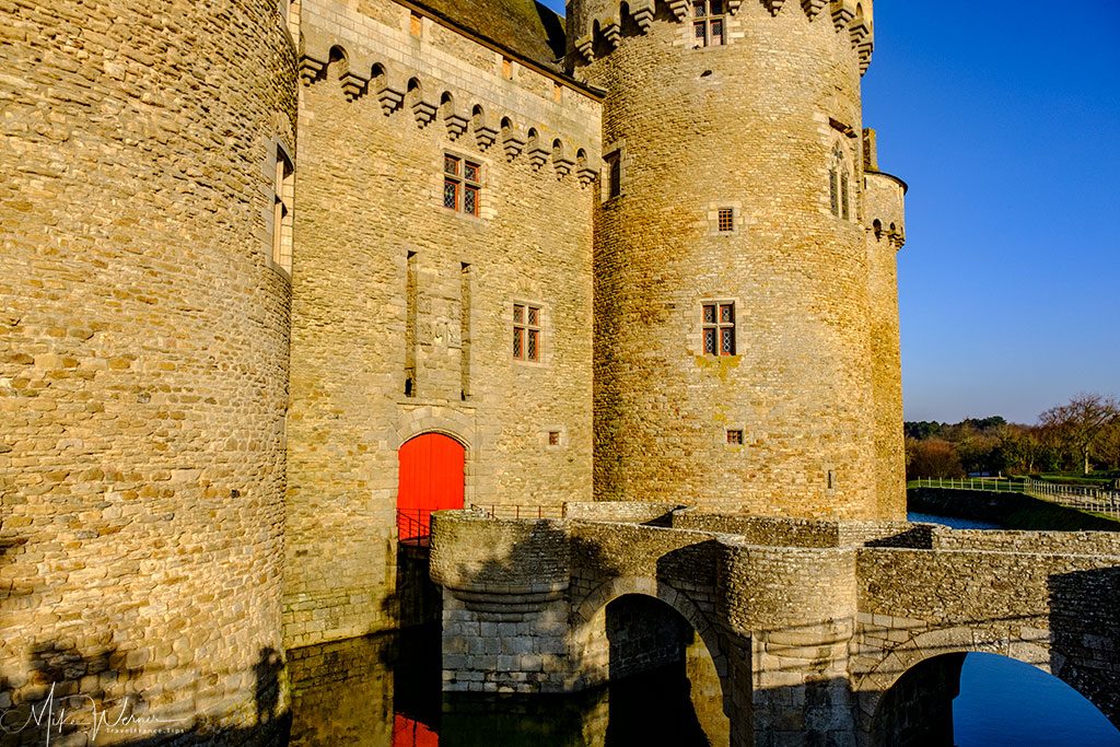 The entrance of the Chateau/Fortress Suscinio in Brittany