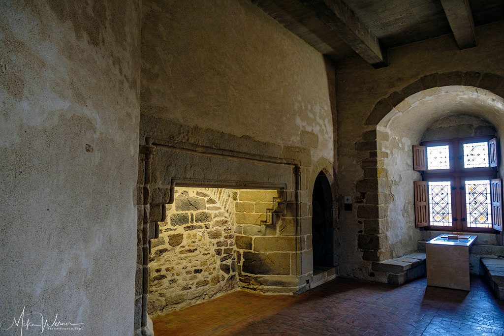 Redone interiors of the Chateau/Fortress Suscinio in Brittany