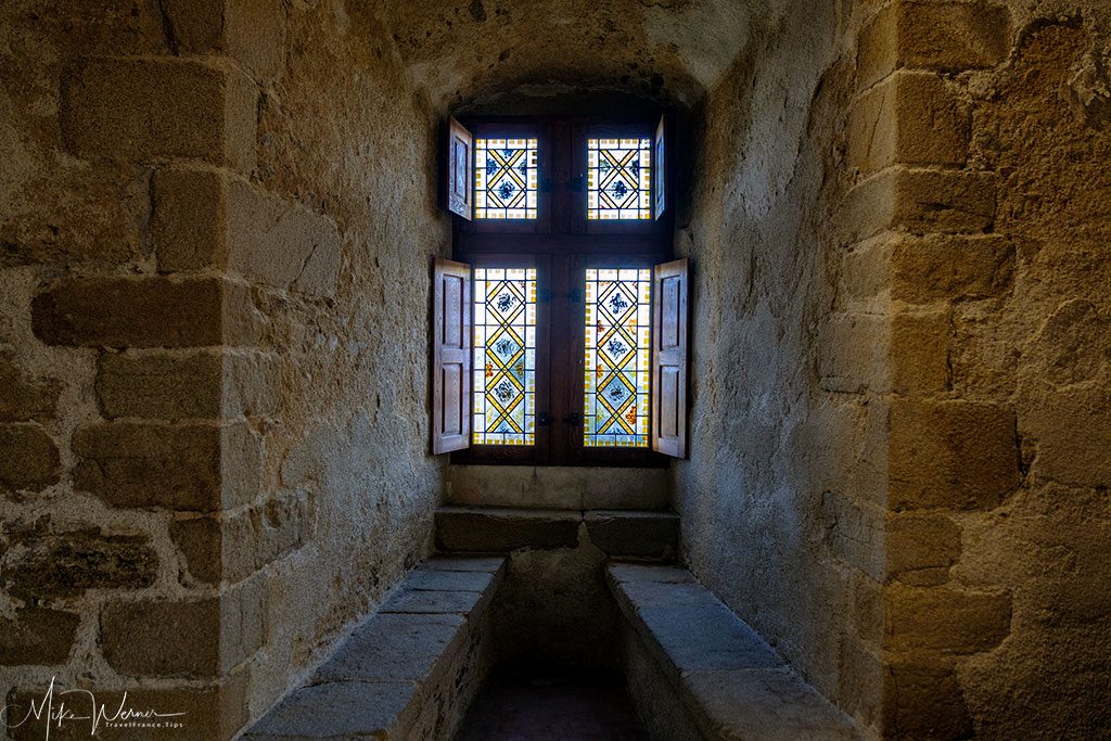 One of many alcoves in the Chateau/Fortress Suscinio in Brittany