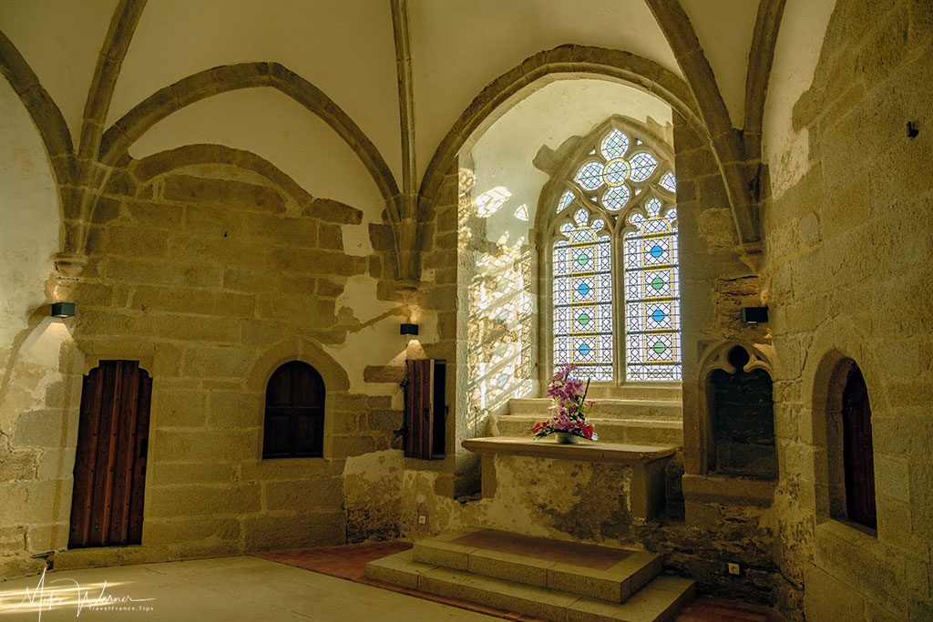 Private chapel in the Chateau/Fortress Suscinio in Brittany