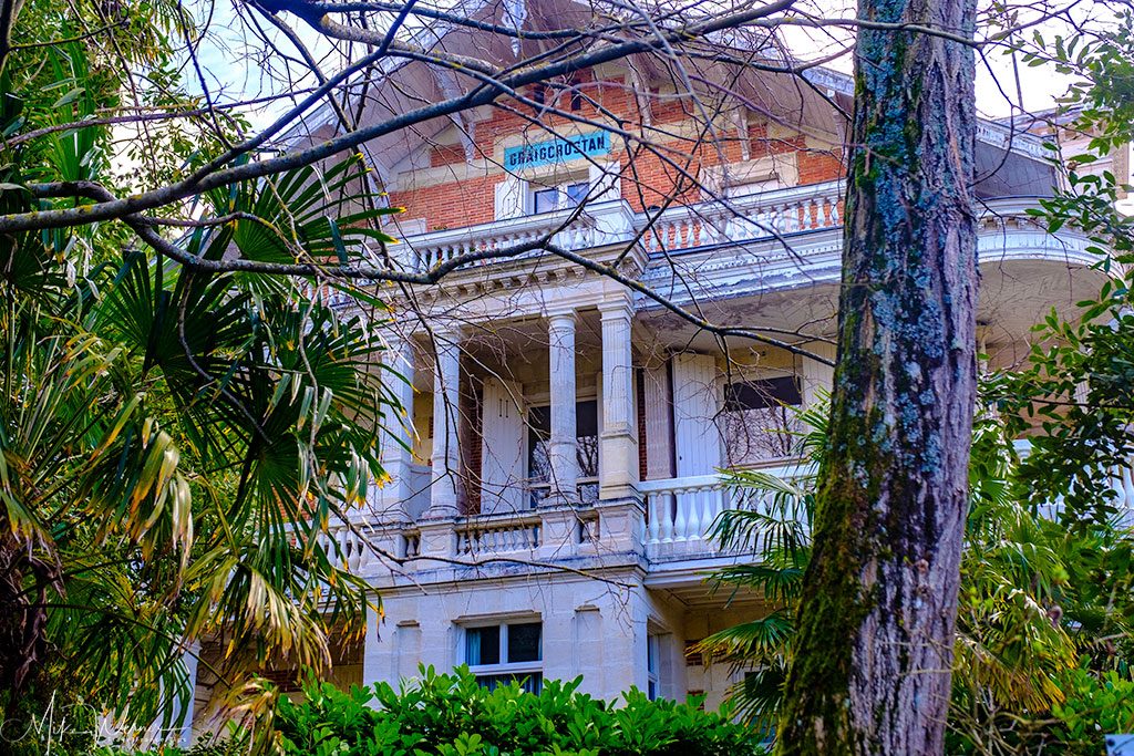 Laird Mac Gregor's house in the Winter City of Arcachon.