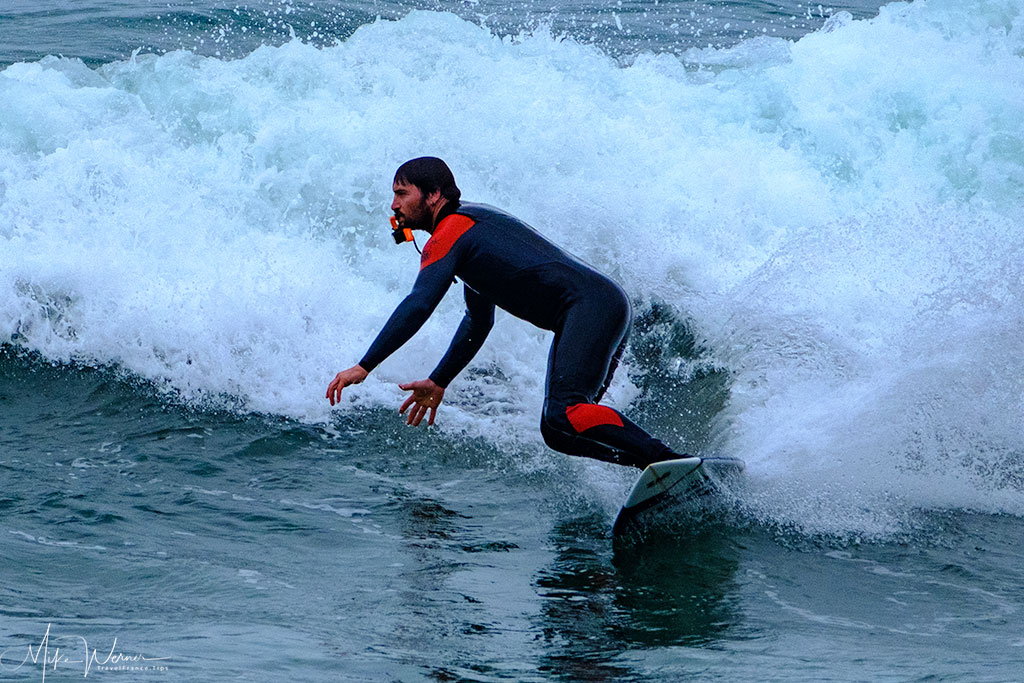 Surfer un Biarritz