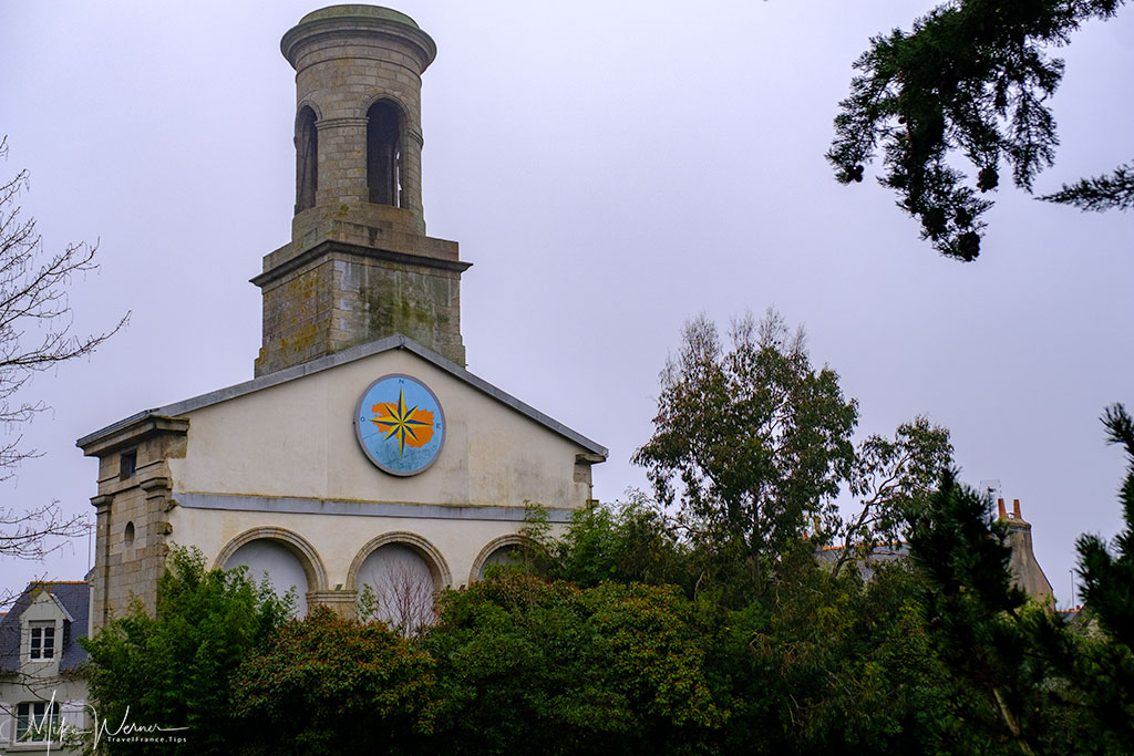 Behind the Saint-Guenole Church in Concarneau