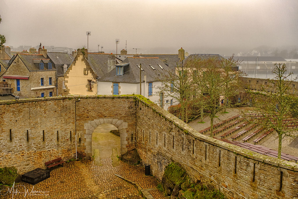 Open air theatre in the walled city of Concarneau'