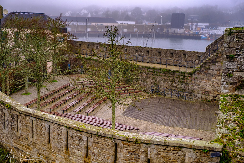 Open air theatre in Concarneau