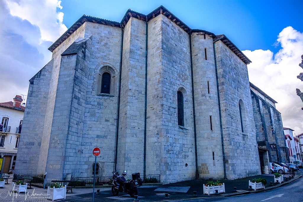 The outside of the Saint-Jean-Baptiste church in Saint-Jean-de-Luz