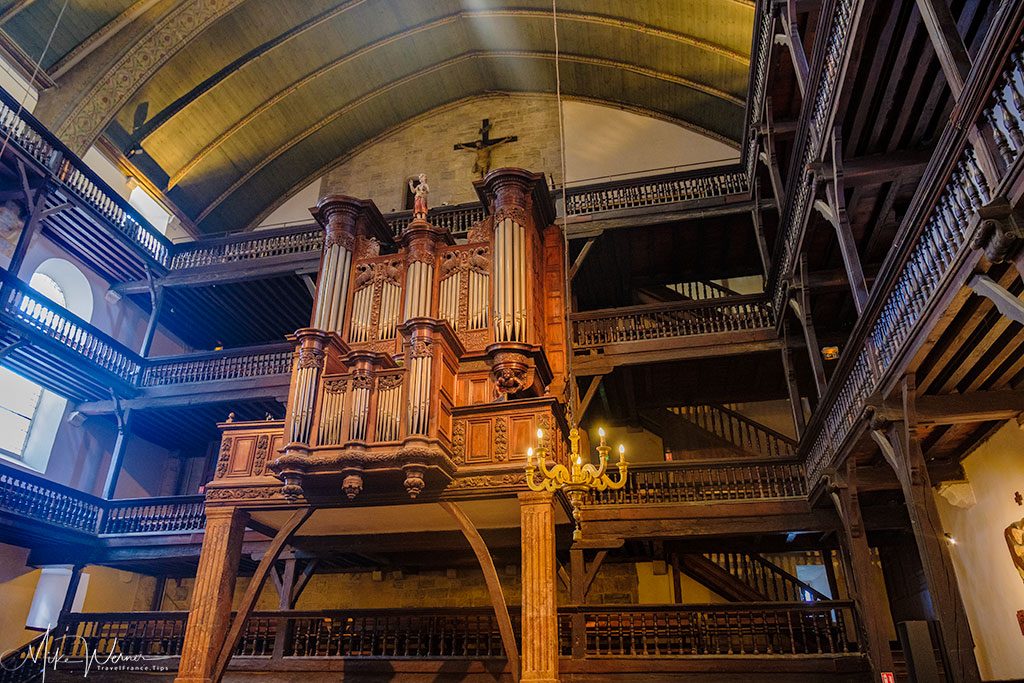 The organ of the Saint-Jean-Baptiste church in Saint-Jean-de-Luz