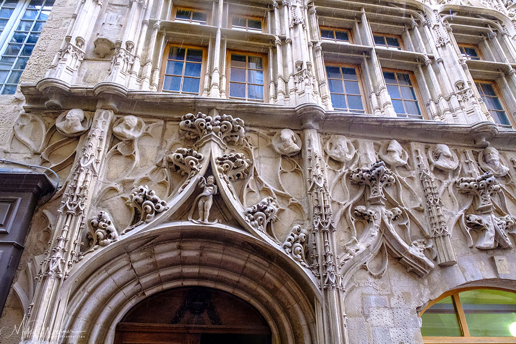 The House of Heads (Maison des Tetes) in Valence'