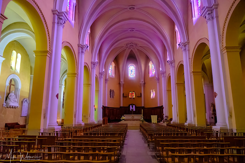 Inside the Saint-Jean-Baptiste de Valence church