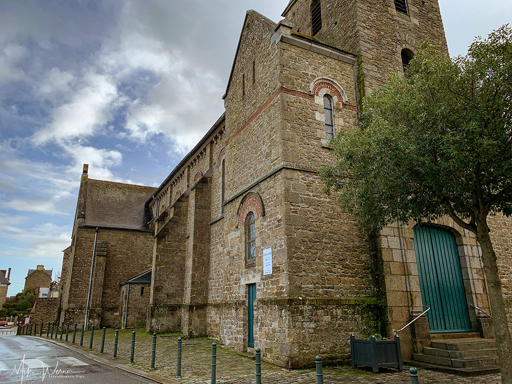 Close to the Enogat beach, the Eglise de Saint Enogat in Dinard