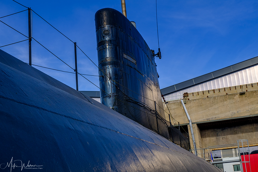 Up to the top of the Flore submarine