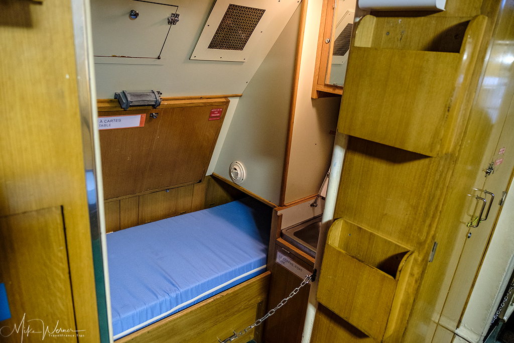 Officer quarters on the Flore submarine