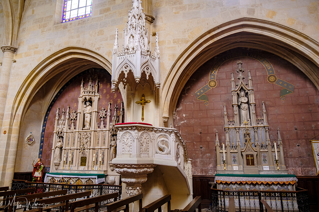 Pulpit of the Saint Eloy (Eloi) church in Bordeaux