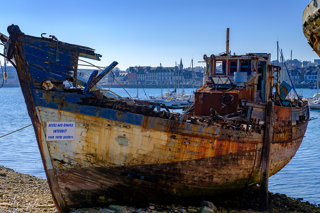 Nothing left of one of the shipwrecks at Camaret-sur-Mer