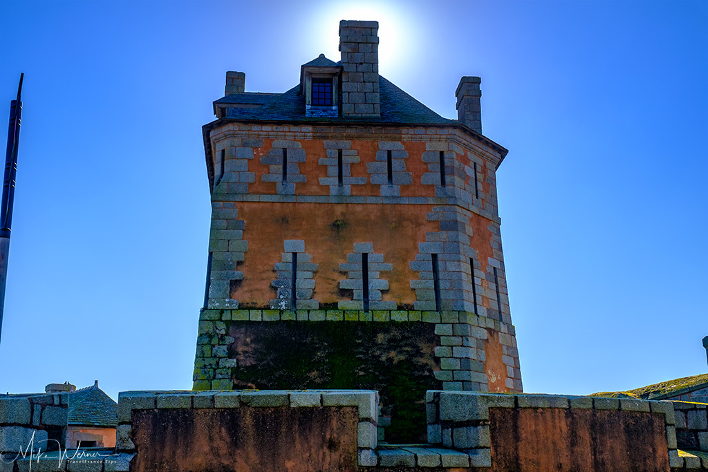 The central tower of the Vauban Tower of Camaret-sur-Mer