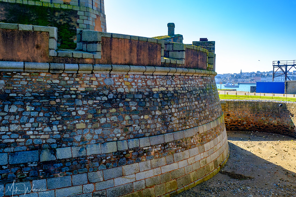 The moat of the Vauban Tower of Camaret-sur-Mer