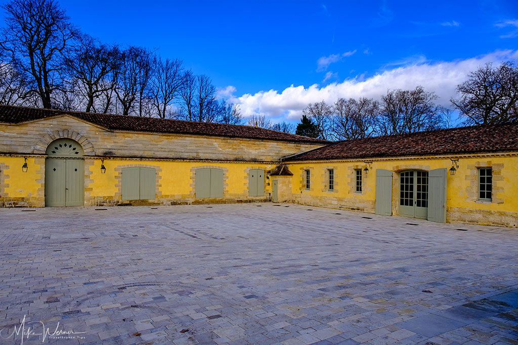 Storage buildings for the Chateau Margaux