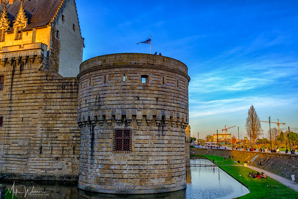 The tower called the 'Tour du Port' of the Duke's castle in Nantes