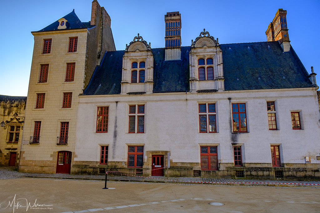 The 'Little Government' building inside the Nantes castle