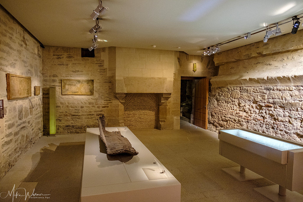 One of the chambers inside the Nantes castle museum