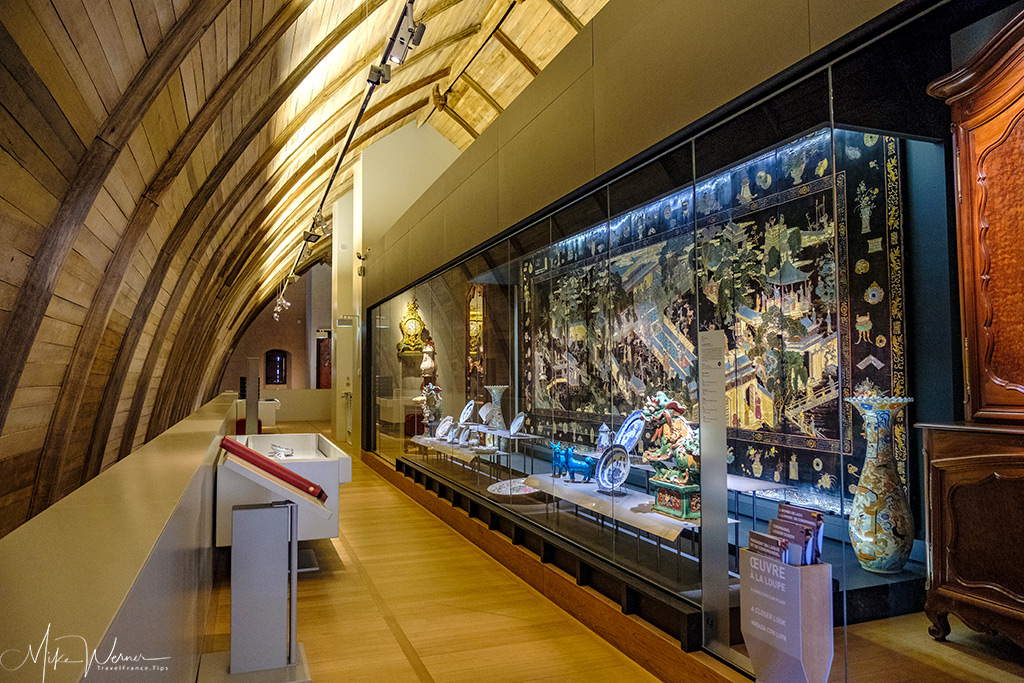 Items used during the centuries people lived in the Nantes castle