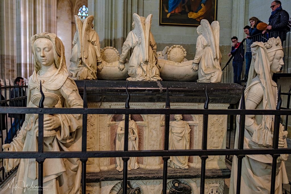 Tomb of Francis II, Duke of Brittany together with Margaret of Foix (Duchess of Brittany) in the Nantes cathedral