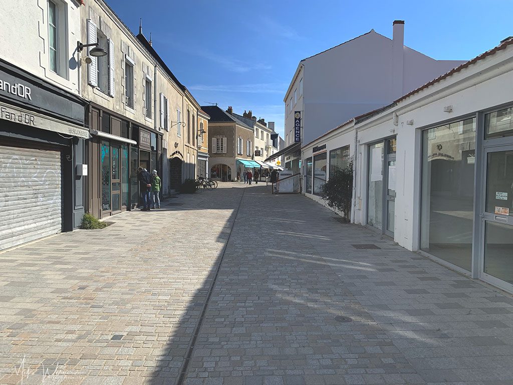 Another pedestrian street in Noirmoutier-en-l'Ile