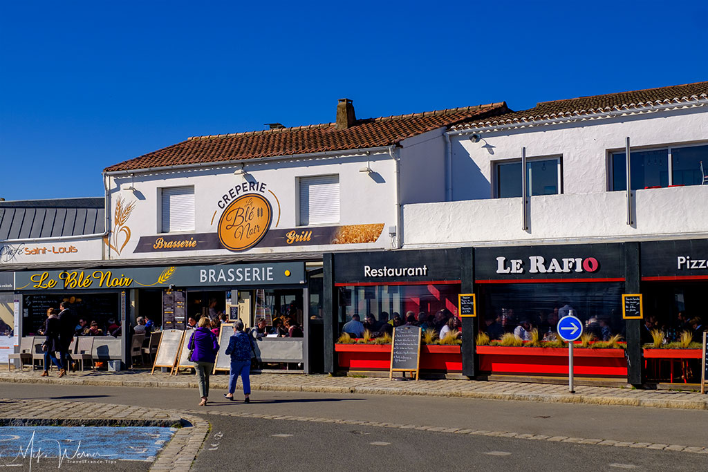 Several restaurants in Noirmoutier-en-l'Ile