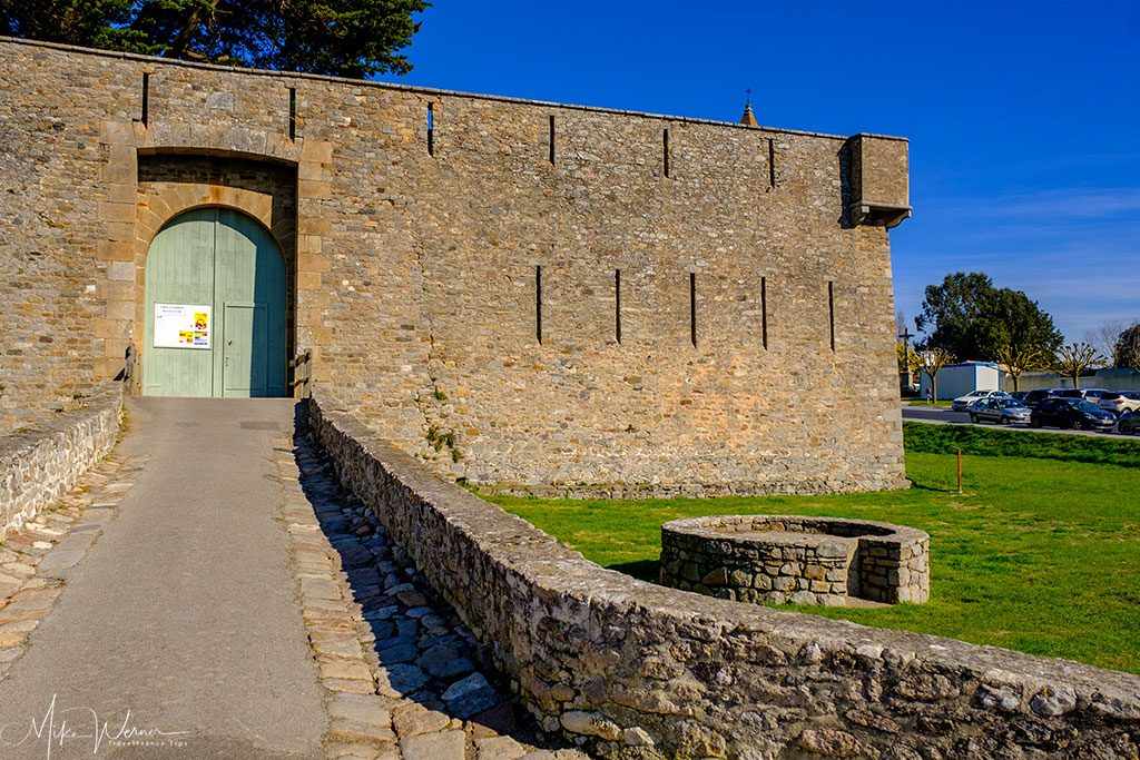 Entrance to the Noirmoutier castle in Noirmoutier-en-l'Ile