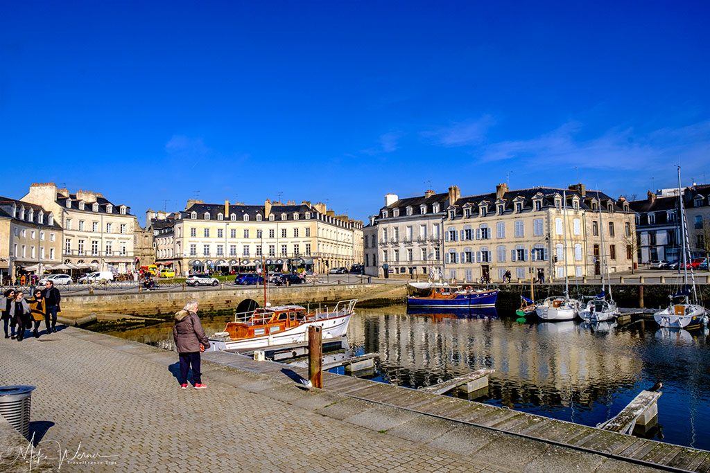 Pleasure boats marina in Vannes, Brittany