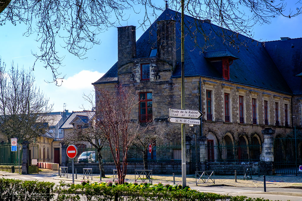 The main building of the former Carmel Monastery in Vannes, Brittany