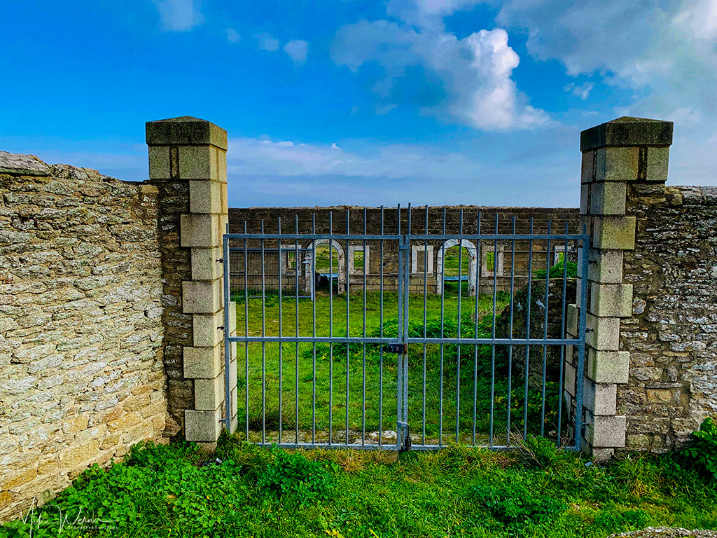 Gate of Fort Neuf in Quiberon, Brittany