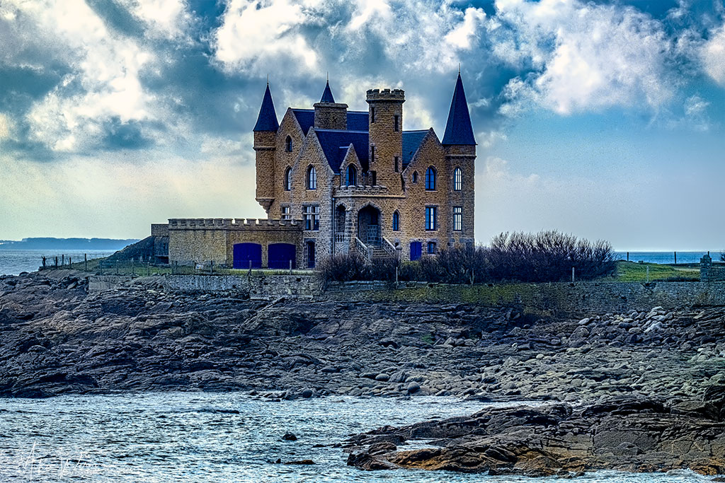 Present day castle in Quiberon, Brittany