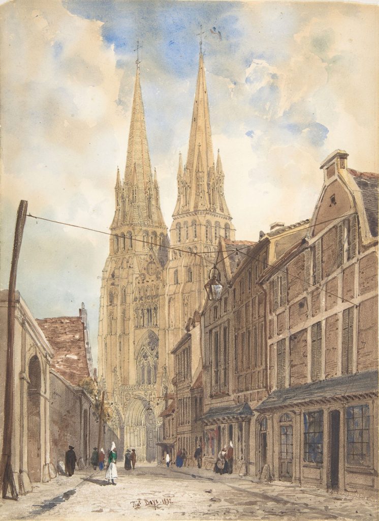 1832 Thomas Boys - View of Bayeux