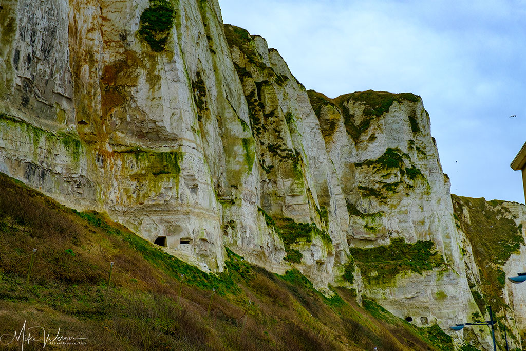 WWII bunkers in the cliffs of Le Treport