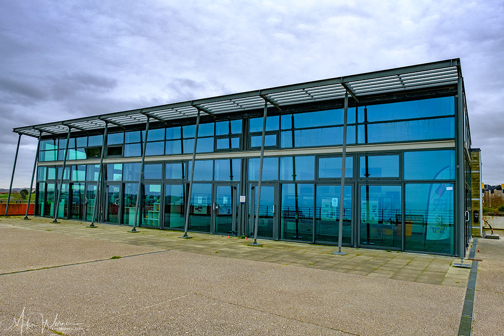 Tourist office on top of the cliffs of Le Treport