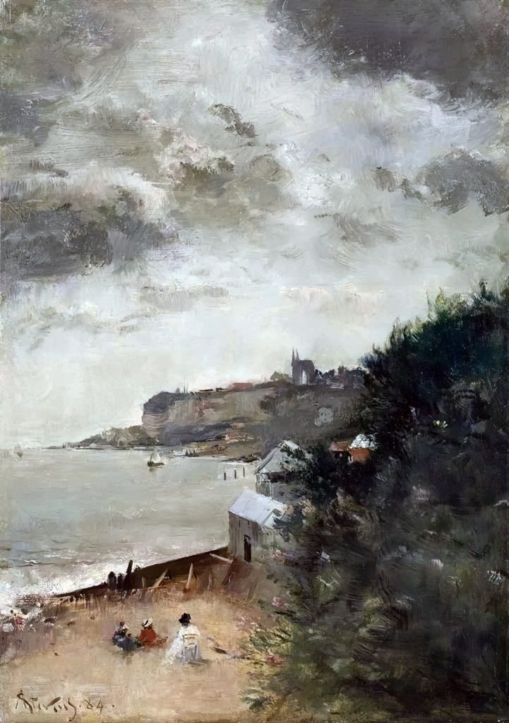 1884 - Alfred Stevens - View of Sainte Adresse, Le Havre