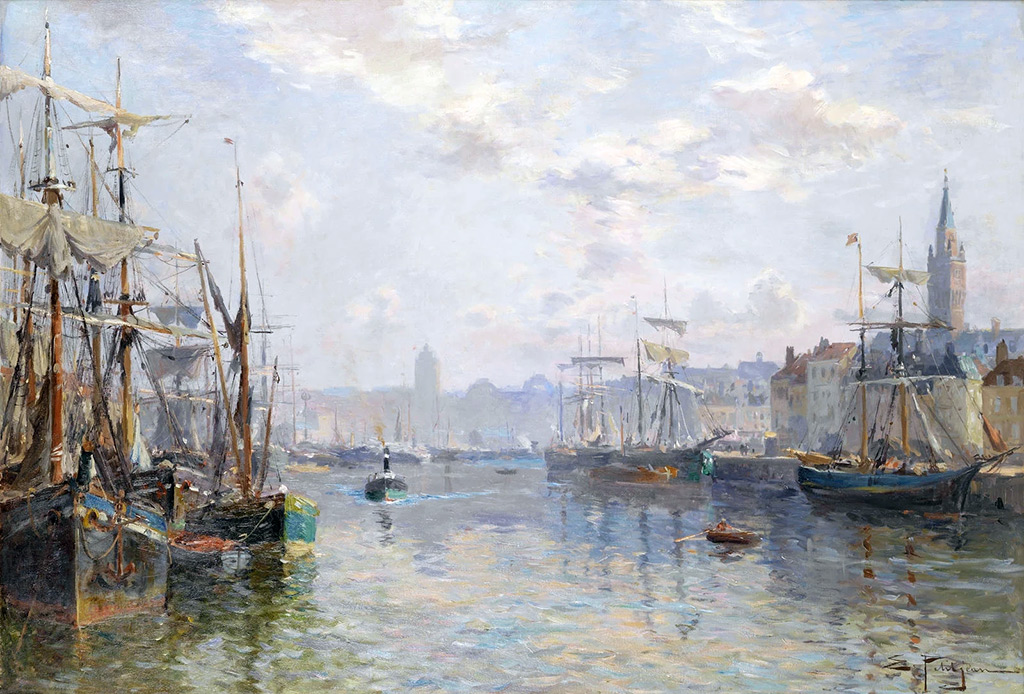 ???? - Edmond Marie Petitjean - View of Le Havre