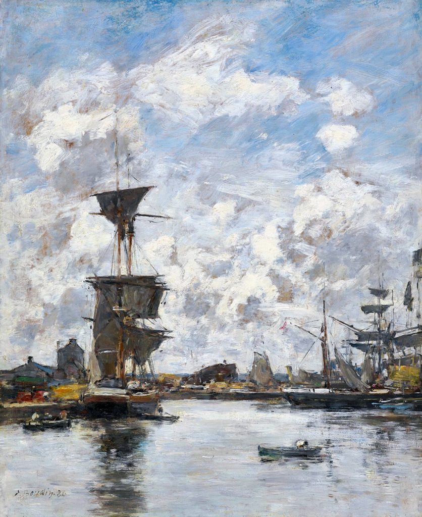 1884 - Eugene-Louis Boudin - The Deauville Basin