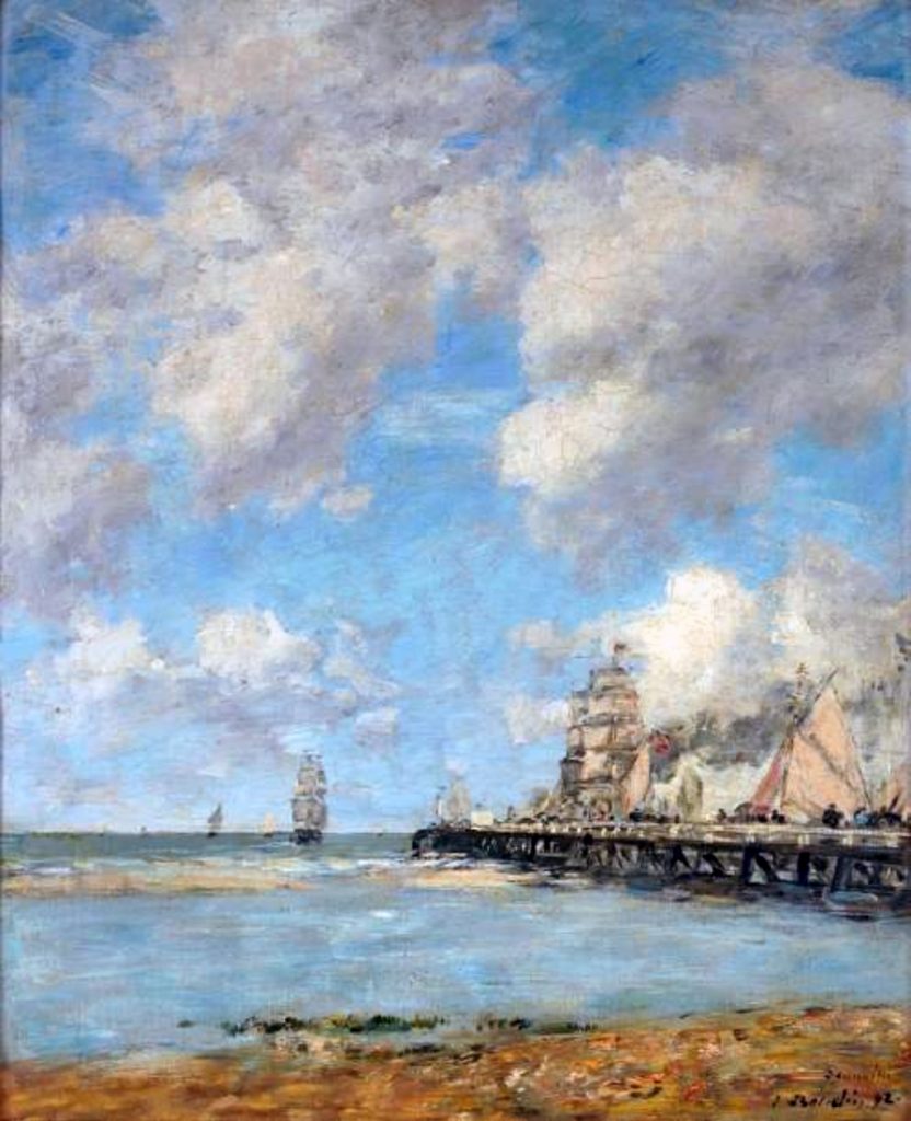 1892 - Eugene-Louis Boudin - Deauville, the pier